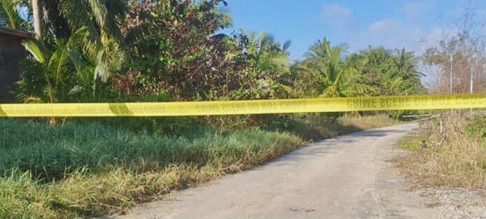 Man found murdered through track road