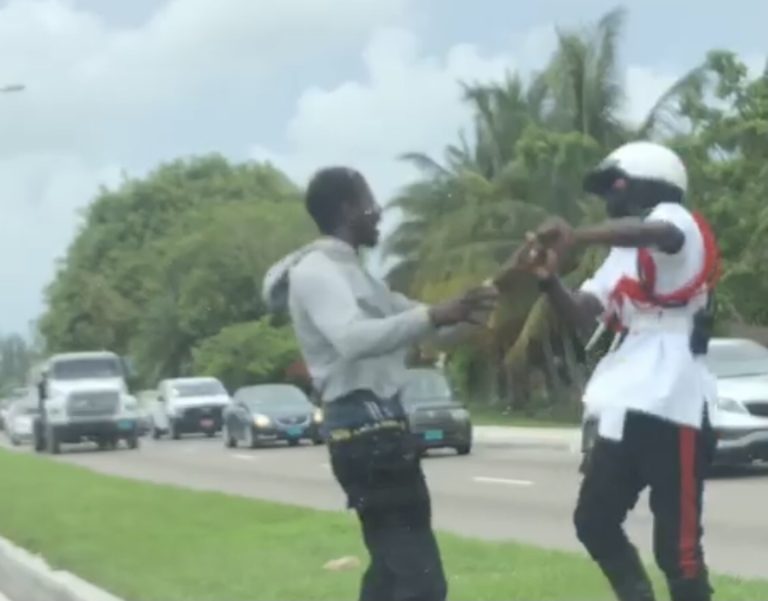 Man jailed for attack on speed cop caught on video